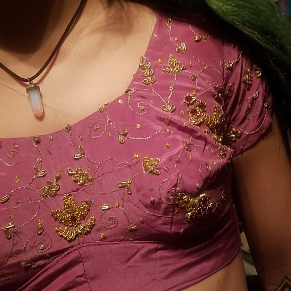 Rare custom belly dance ethnic top - Picture 5 of 5